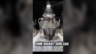 Contenitore per latte/secchio per latte sigillato in acciaio inossidabile