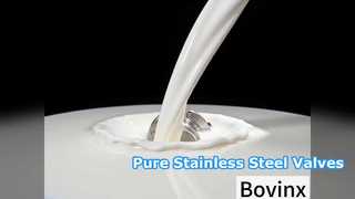Valvole Bovinx in acciaio inossidabile per la purezza