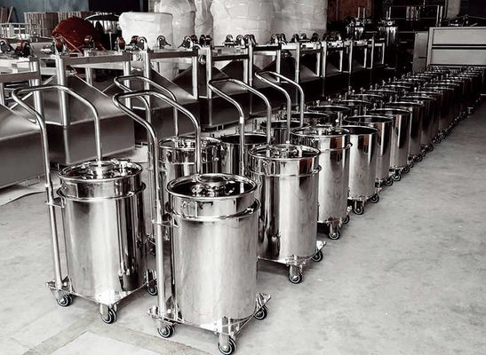Tipo di carrello Acciaio inossidabile Vasca 300L di qualità alimentare personalizzata