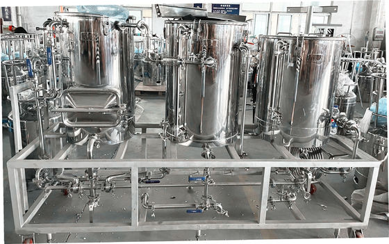 Un buon prezzo. Fermentatore conico in acciaio inossidabile a tri-clamp Fermentatore conico per la produzione di birra in linea