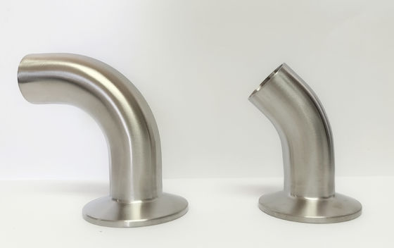 Un buon prezzo. Acciaio inossidabile sanitario 90 gradi gomito, Butt Saldatura Acciaio inossidabile ferrule pinza in linea