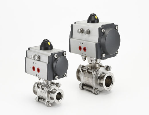 Un buon prezzo. Sanitario KF Fittings vuoto Valvola a sfera in acciaio inossidabile Pneumatico in linea