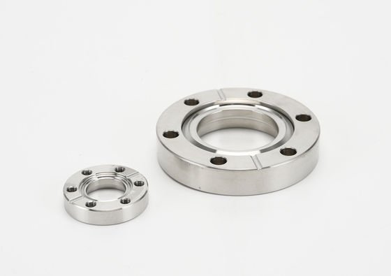 Fittings per flange ISO KF rotabili, flange in acciaio inossidabile perforata ad alto vuoto