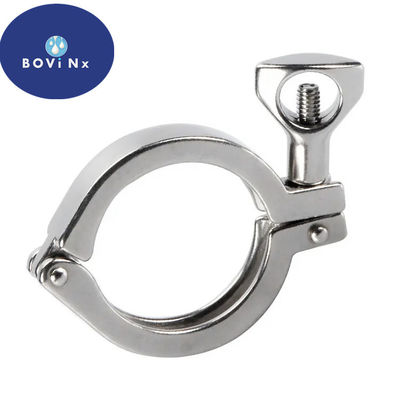 Un buon prezzo. Fittings per tubi in acciaio inossidabile a un solo perno 304l, pinze sanitarie in acciaio inossidabile in linea