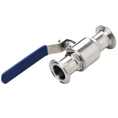 Un buon prezzo. 1/2 pollice di acciaio inossidabile sanitario tri-clamp valvola a sfera manuale OEM personalizzabile per applicazioni generali in linea